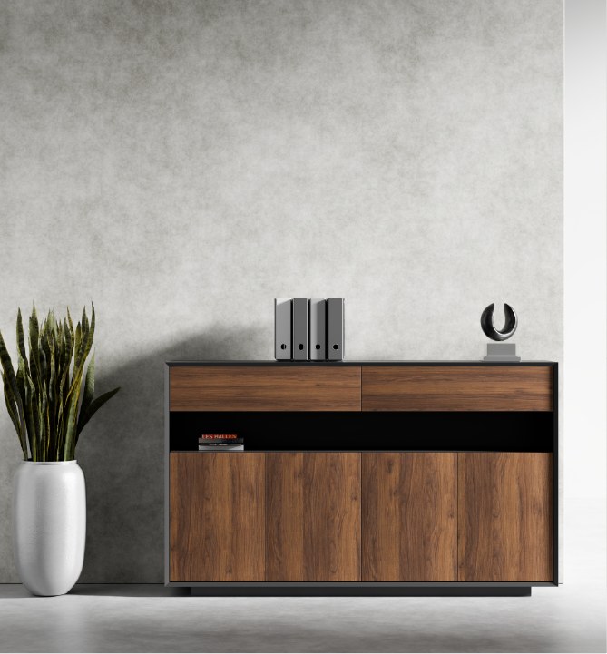 Series A Medium Height Credenza Cabinet - Image 14