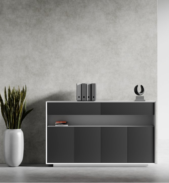 Series A Medium Height Credenza Cabinet - Image 18