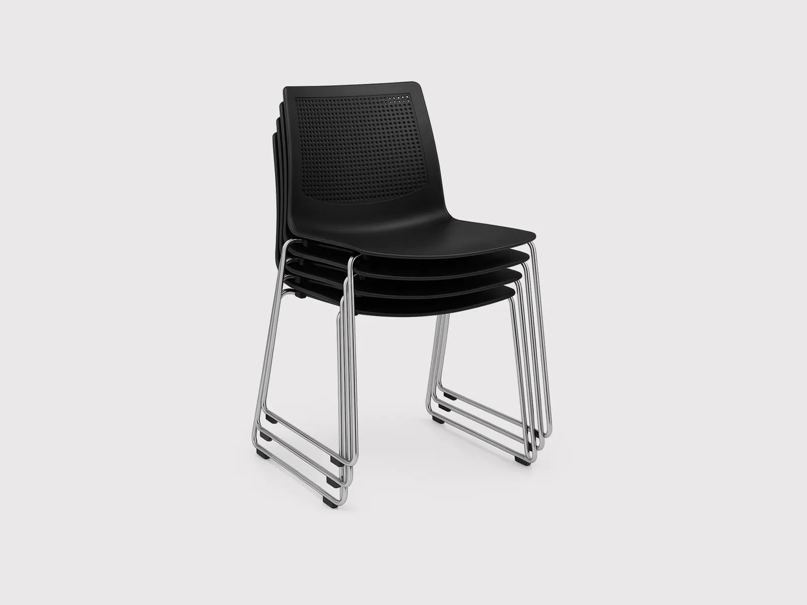 Contemporary Stackable Polypropylene Chair – FEEL - Image 3