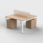 Parma Cluster of 2 Face-to-Face Workstations