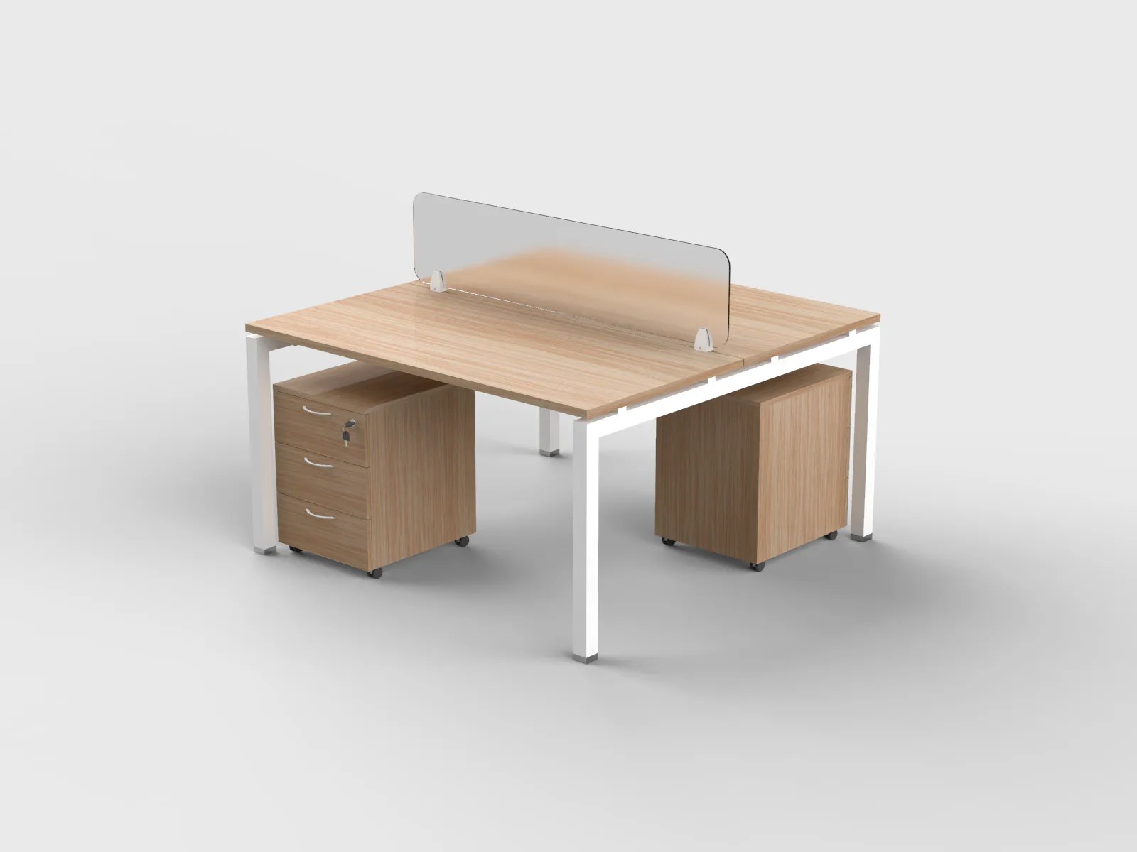 Parma Cluster of 2 Face-to-Face Workstations
