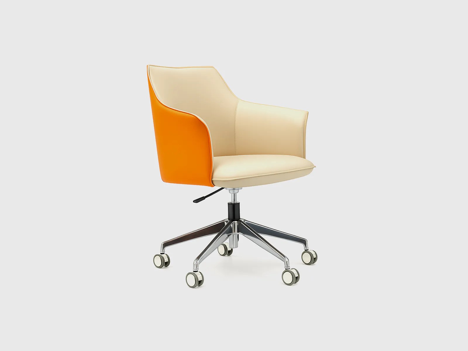 354B – Synthetic Leather Meeting Chair - Image 3