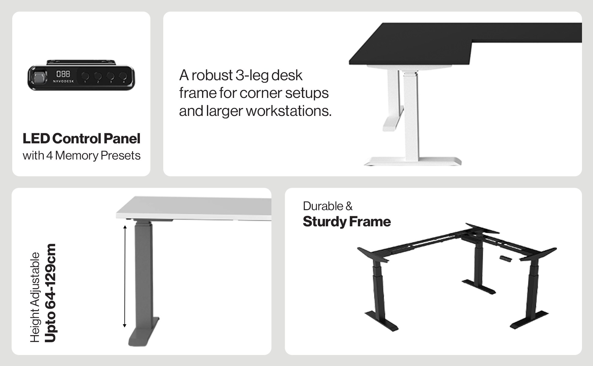 Studio - L Shaped Standing Desk - Image 3