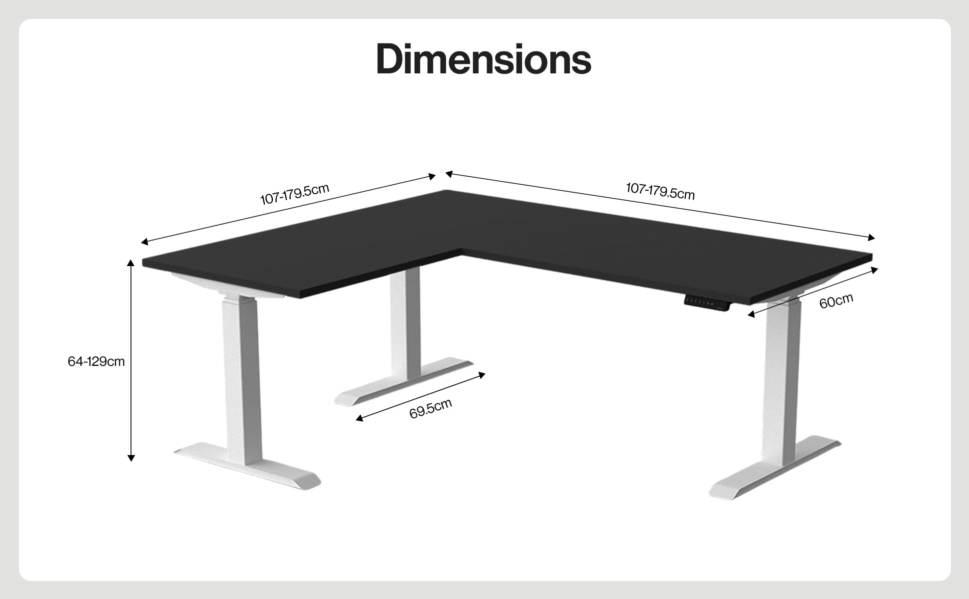 Studio - L Shaped Standing Desk - Image 4