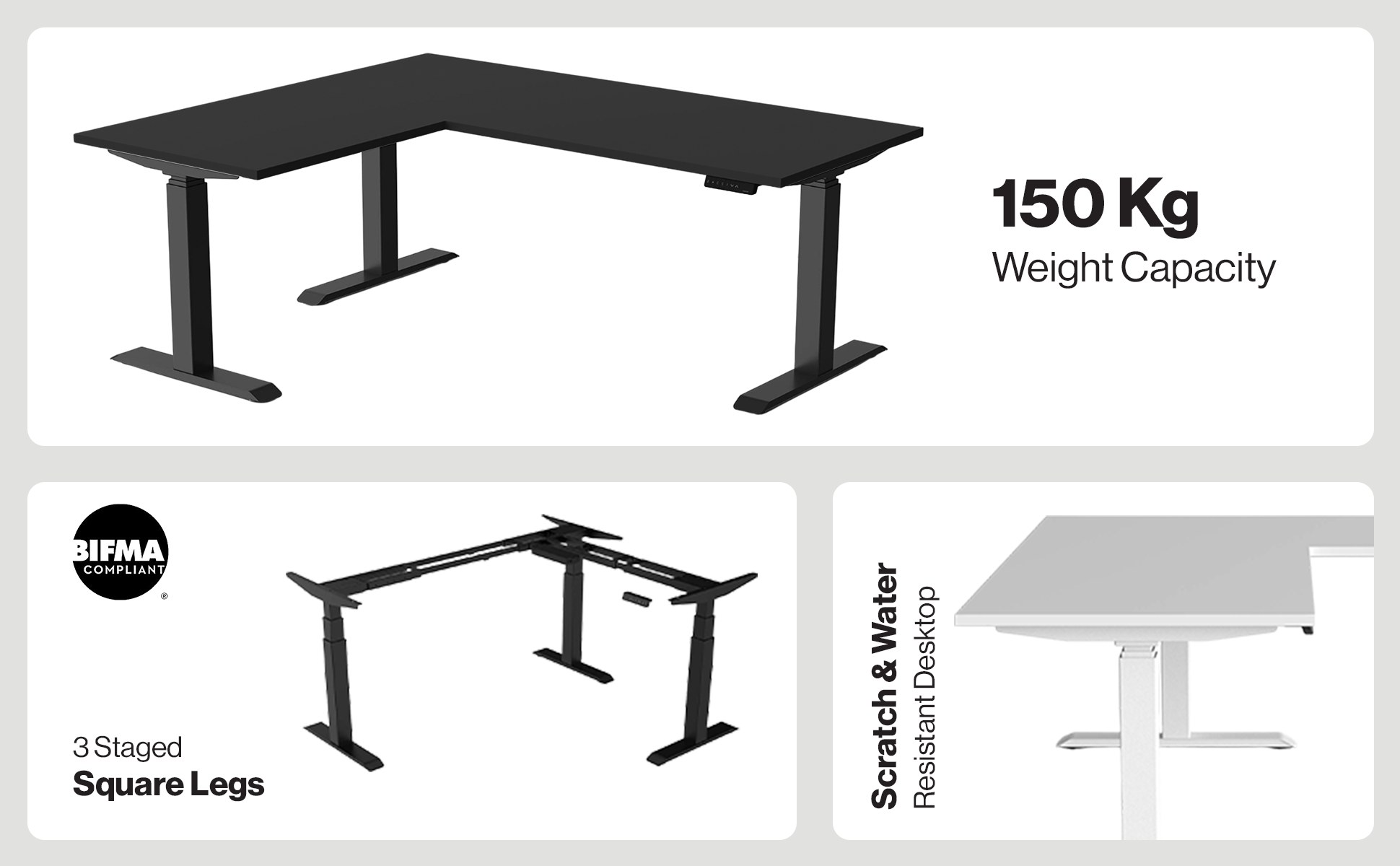 Studio - L Shaped Standing Desk - Image 5
