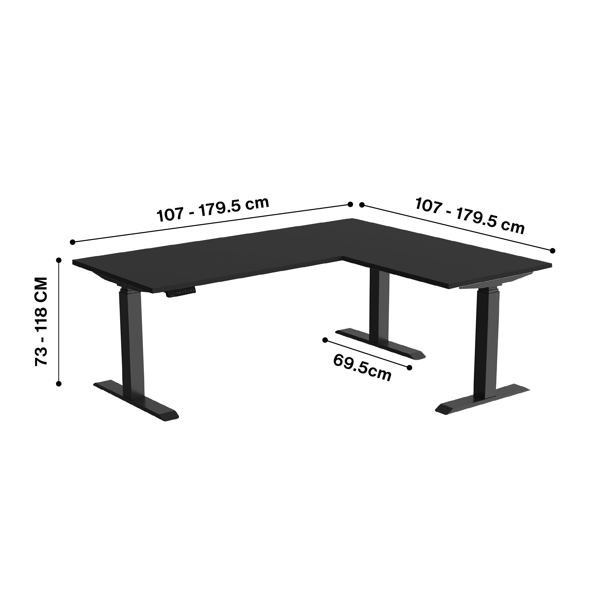 Studio - L Shaped Standing Desk - Image 19