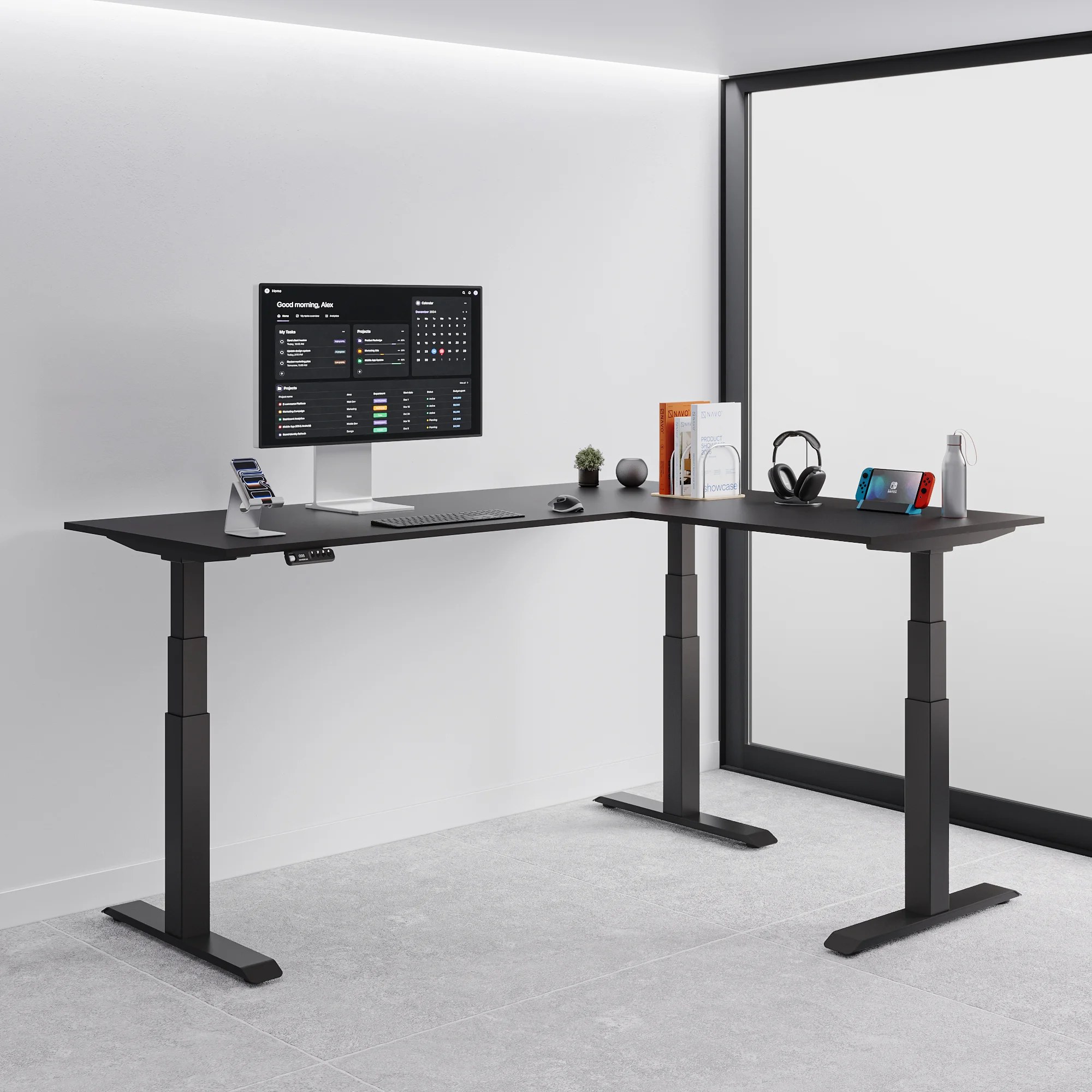 Studio - L Shaped Standing Desk - Image 120