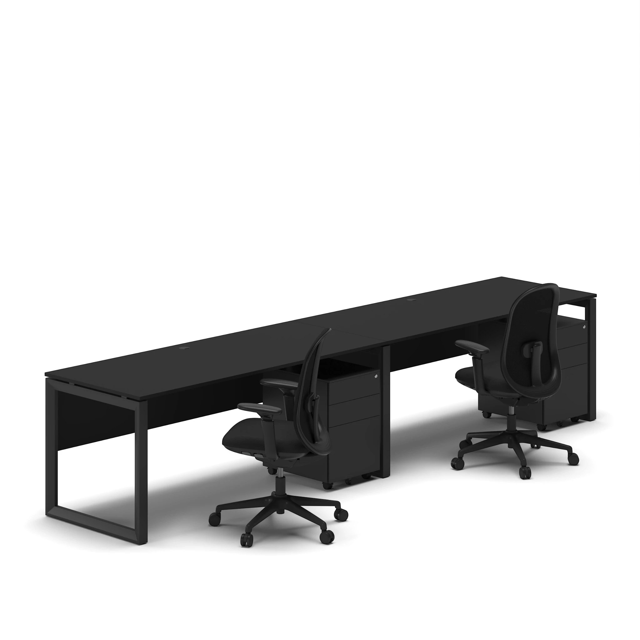Linear Workstation Desk - Series O - Image 11