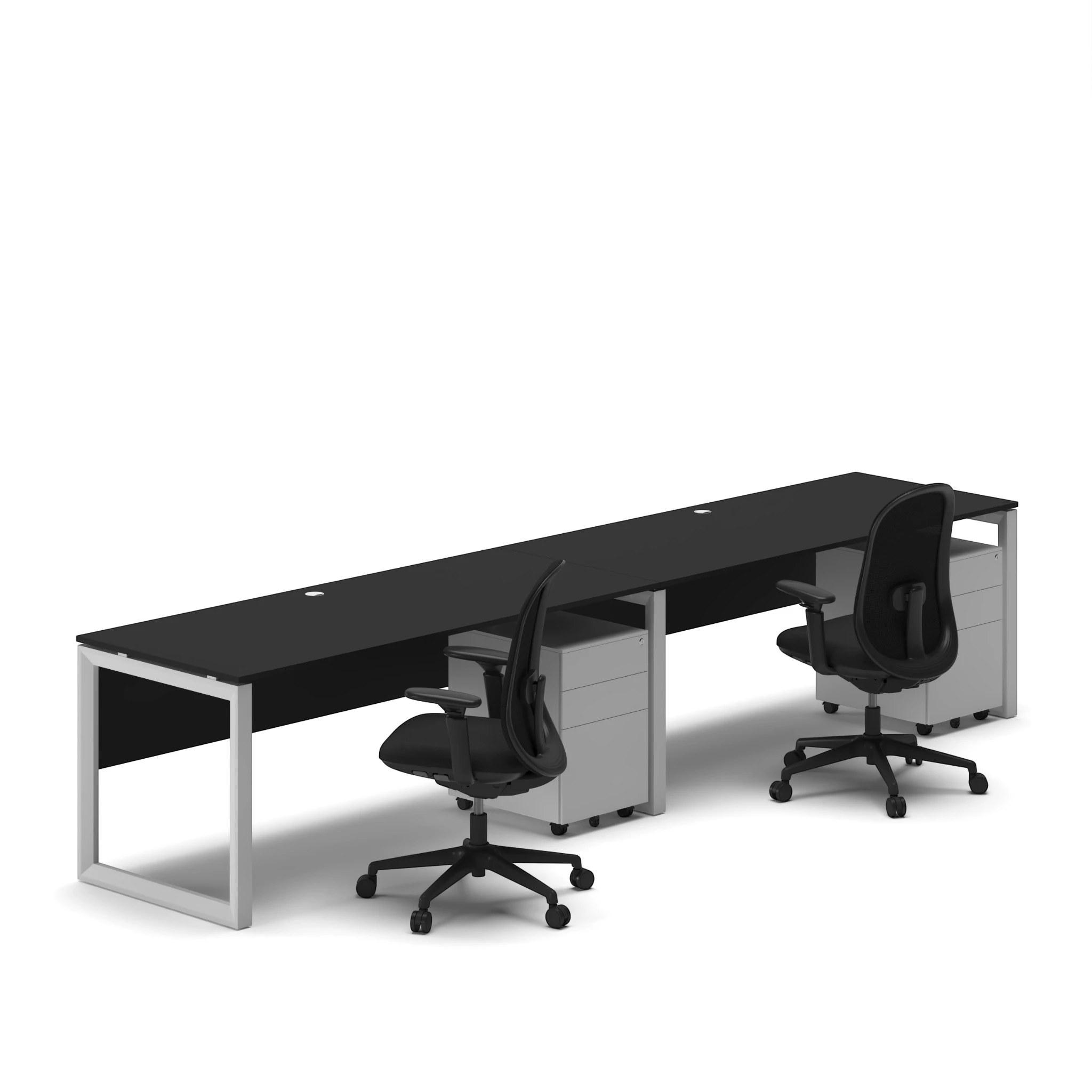 Linear Workstation Desk - Series O - Image 14
