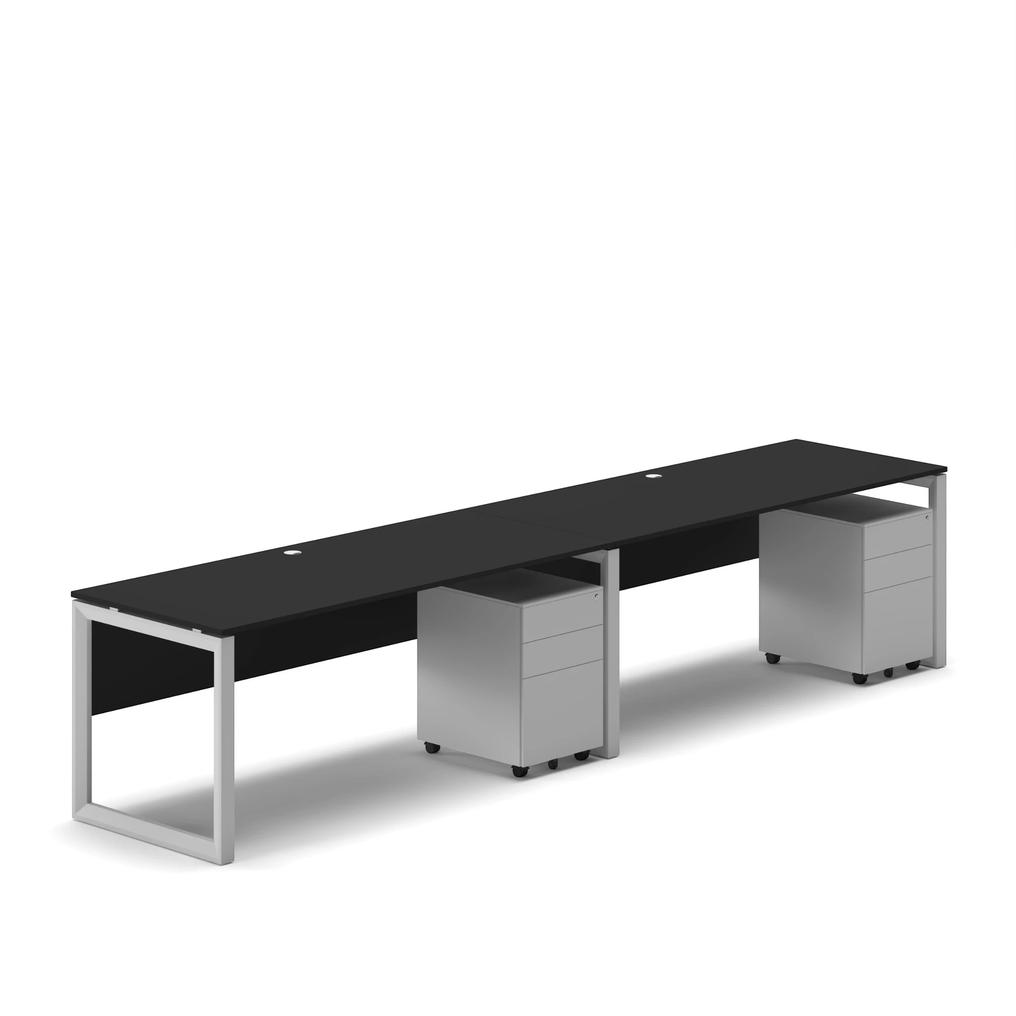 Linear Workstation Desk - Series O - Image 15