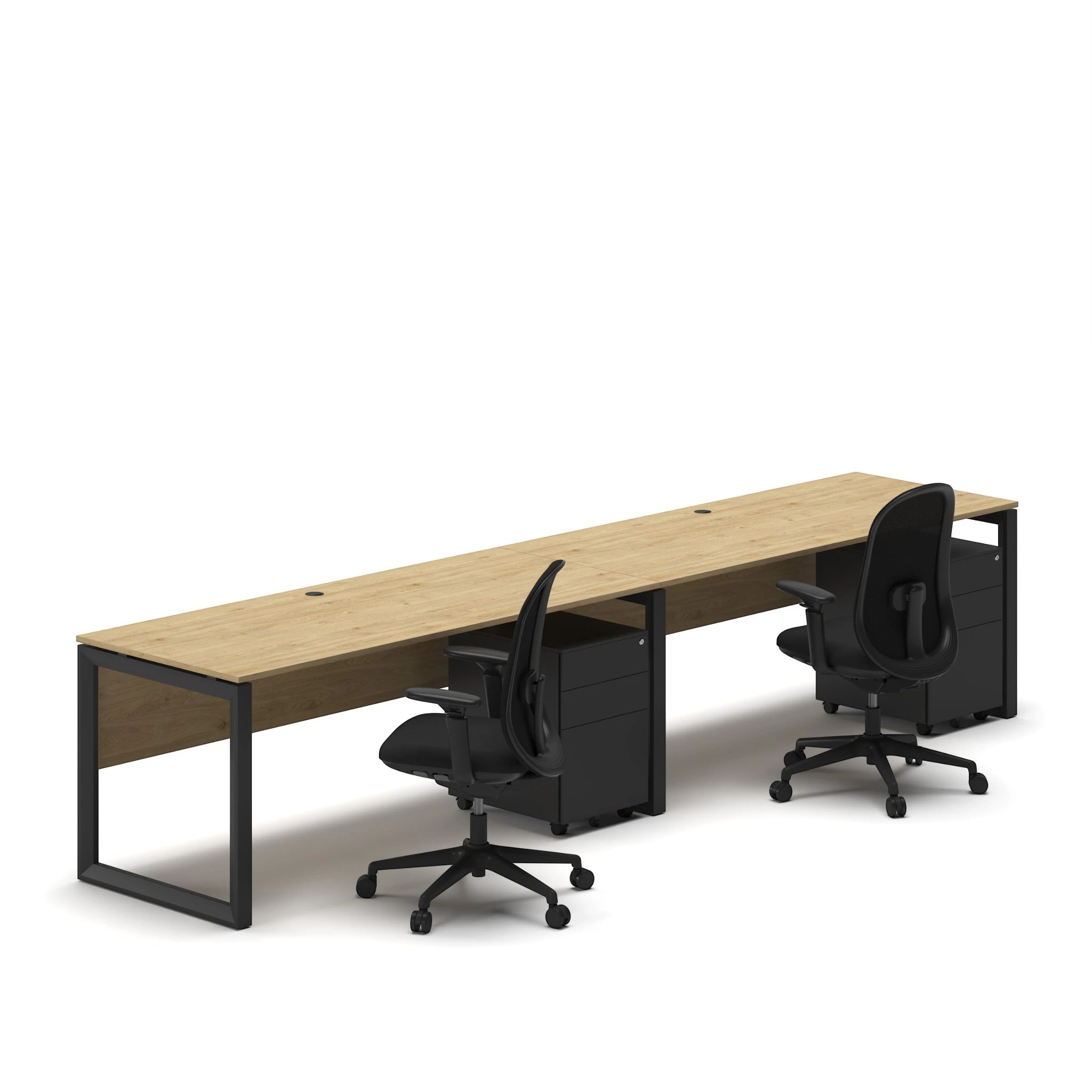 Linear Workstation Desk - Series O - Image 23