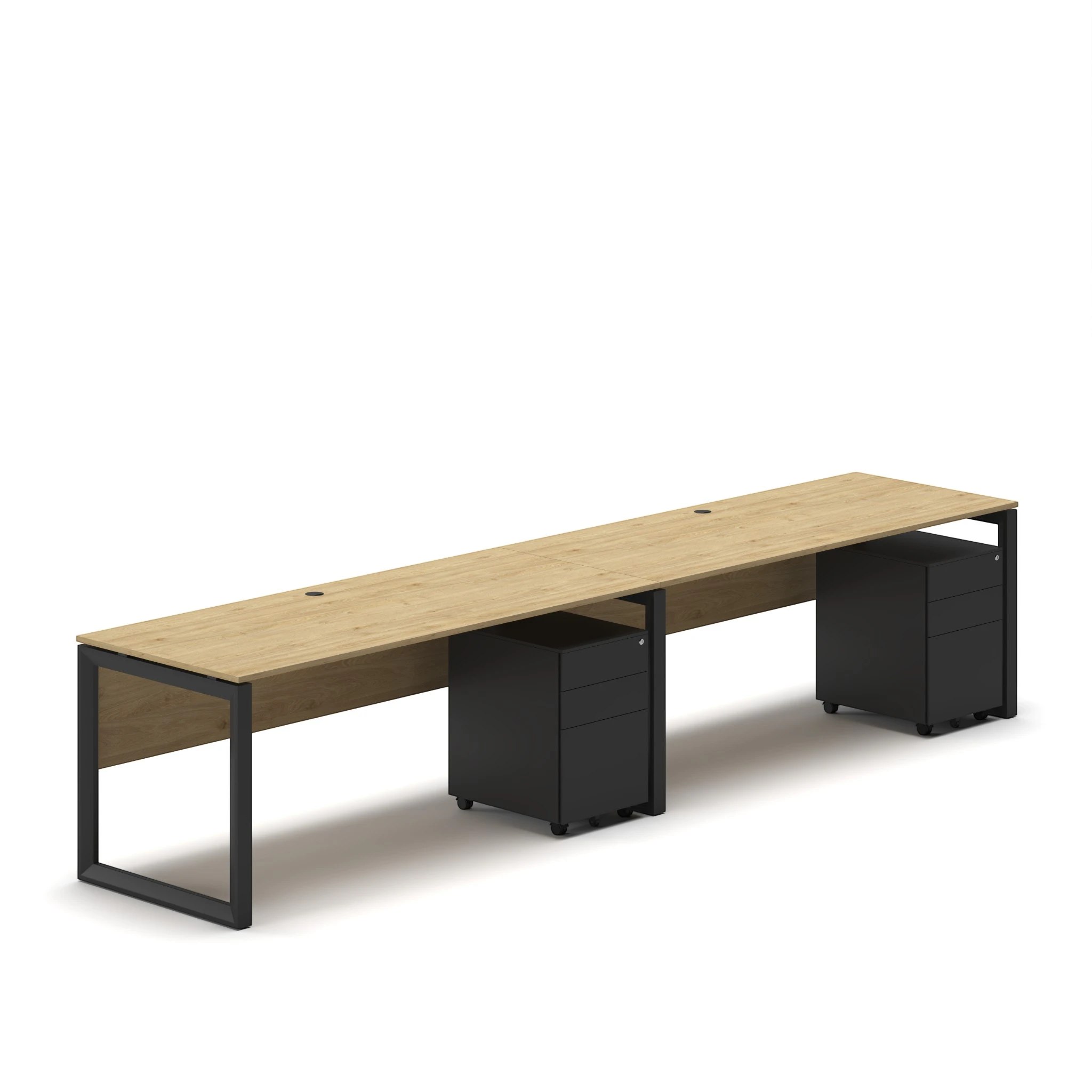 Linear Workstation Desk - Series O - Image 24
