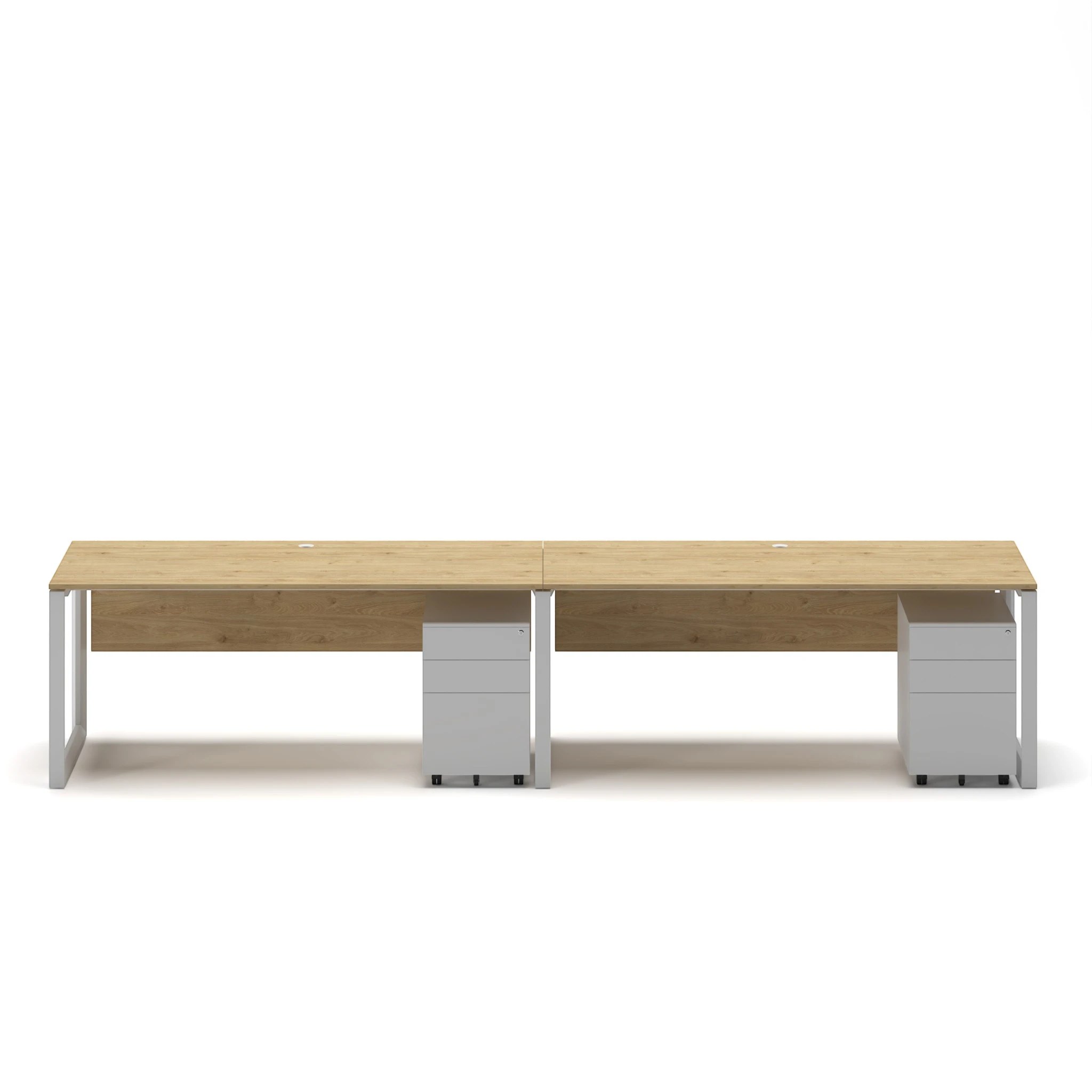 Linear Workstation Desk - Series O - Image 28