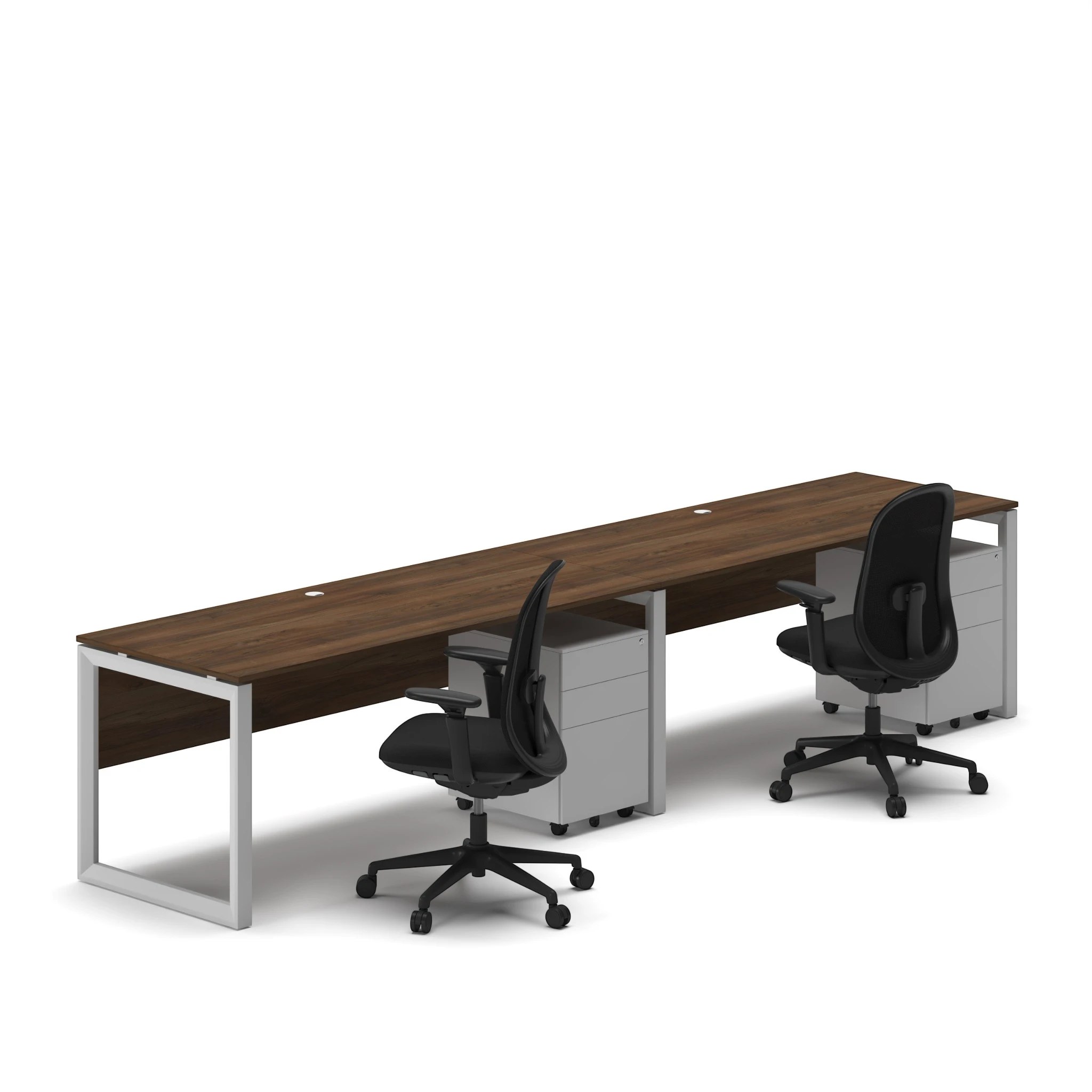 Linear Workstation Desk - Series O - Image 32