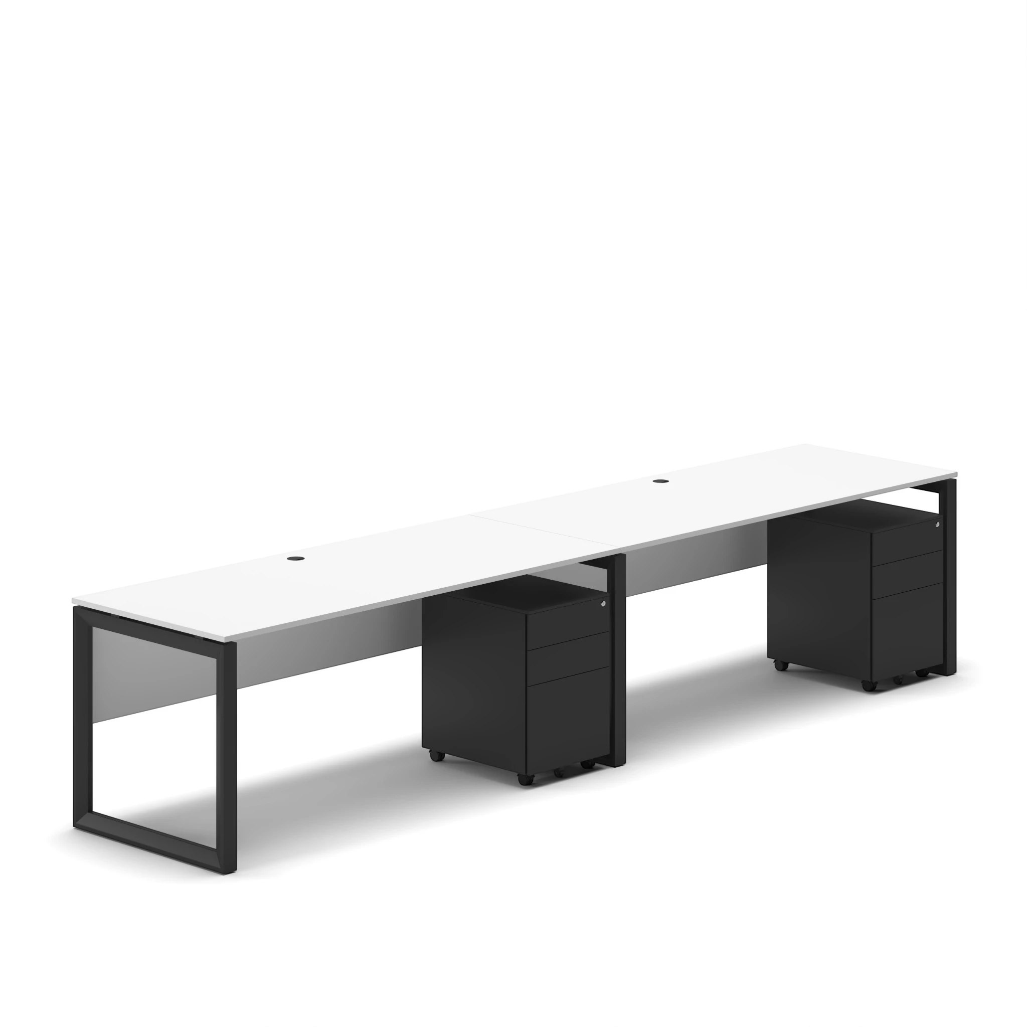 Linear Workstation Desk - Series O - Image 36