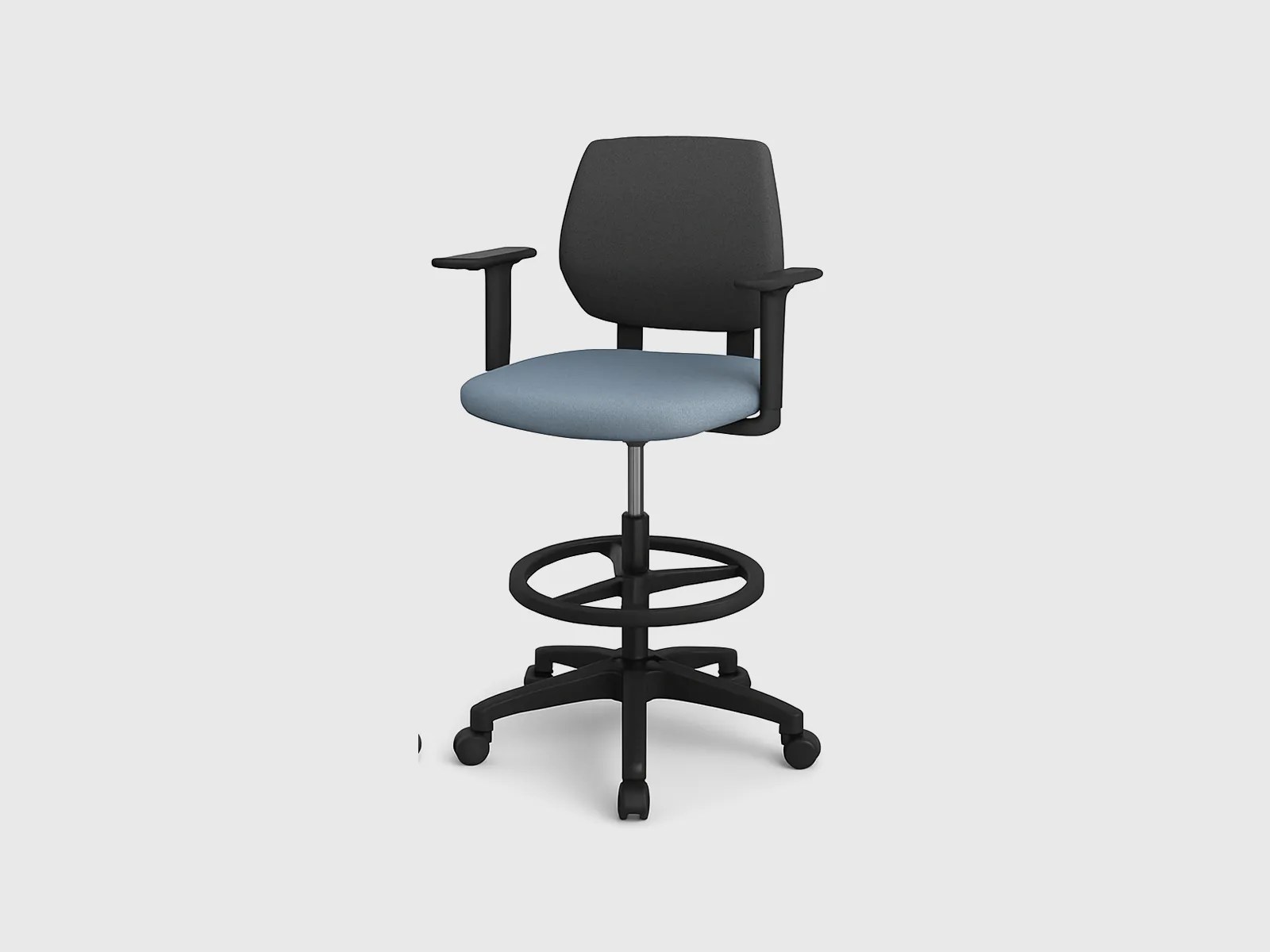 GARY – Swivel & Height-Adjustable Stool - Image 2