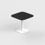Square Shape Pantry Table with Curved Edge