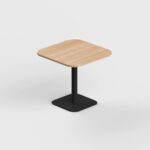 Square Shape Pantry Table with Curved Edge