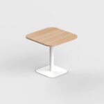 Square Shape Pantry Table with Curved Edge