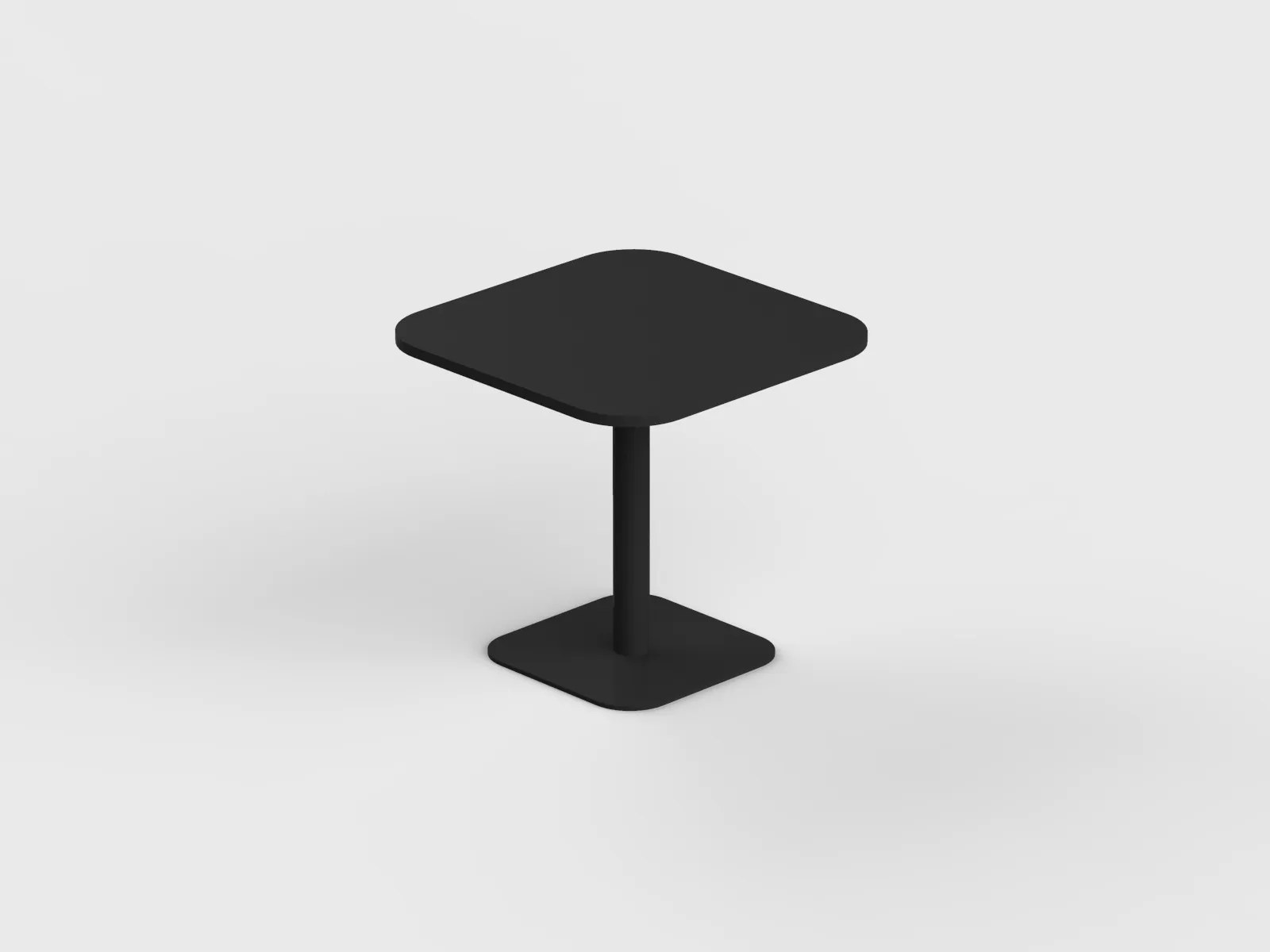 Square Shape Pantry Table with Curved Edge - Image 2