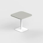 Square Shape Pantry Table with Curved Edge