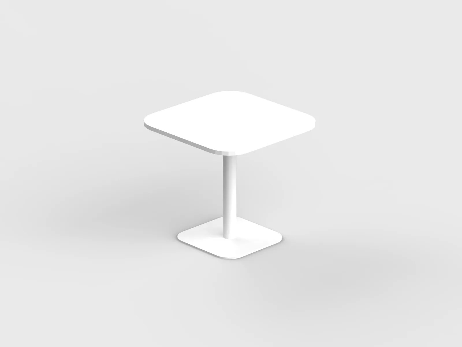 Square Shape Pantry Table with Curved Edge - Image 6