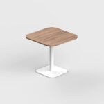 Square Shape Pantry Table with Curved Edge