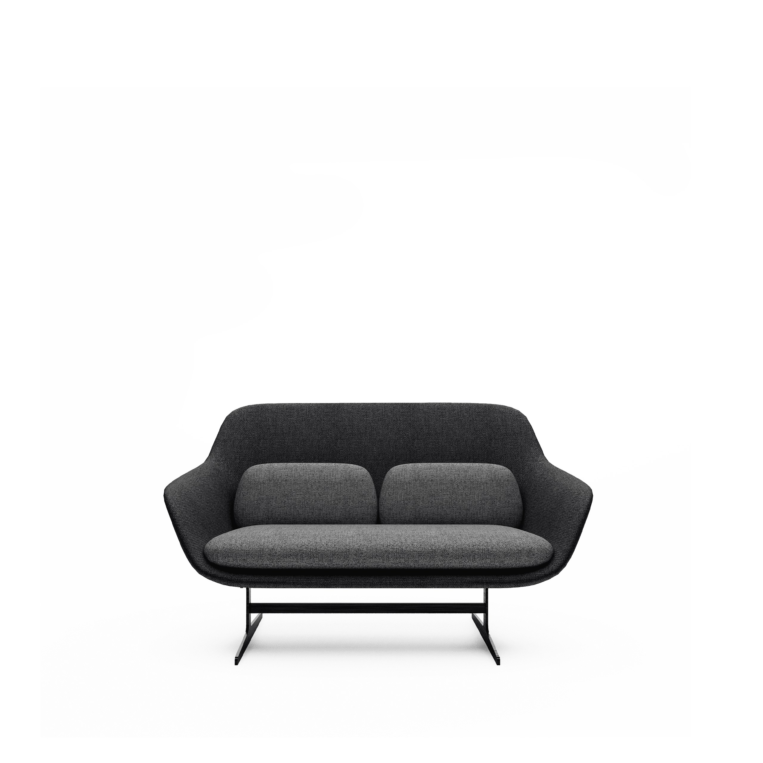 Melo Two Seater – Metal Base - Image 4