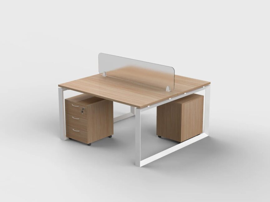 Modena Cluster of 2 Face-to-Face Workstations