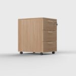 3D Mobile Pedestal Storage (3 Drawer)