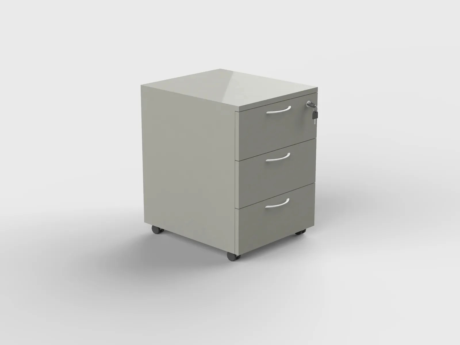 3D Mobile Pedestal Storage (3 Drawer) - Image 7