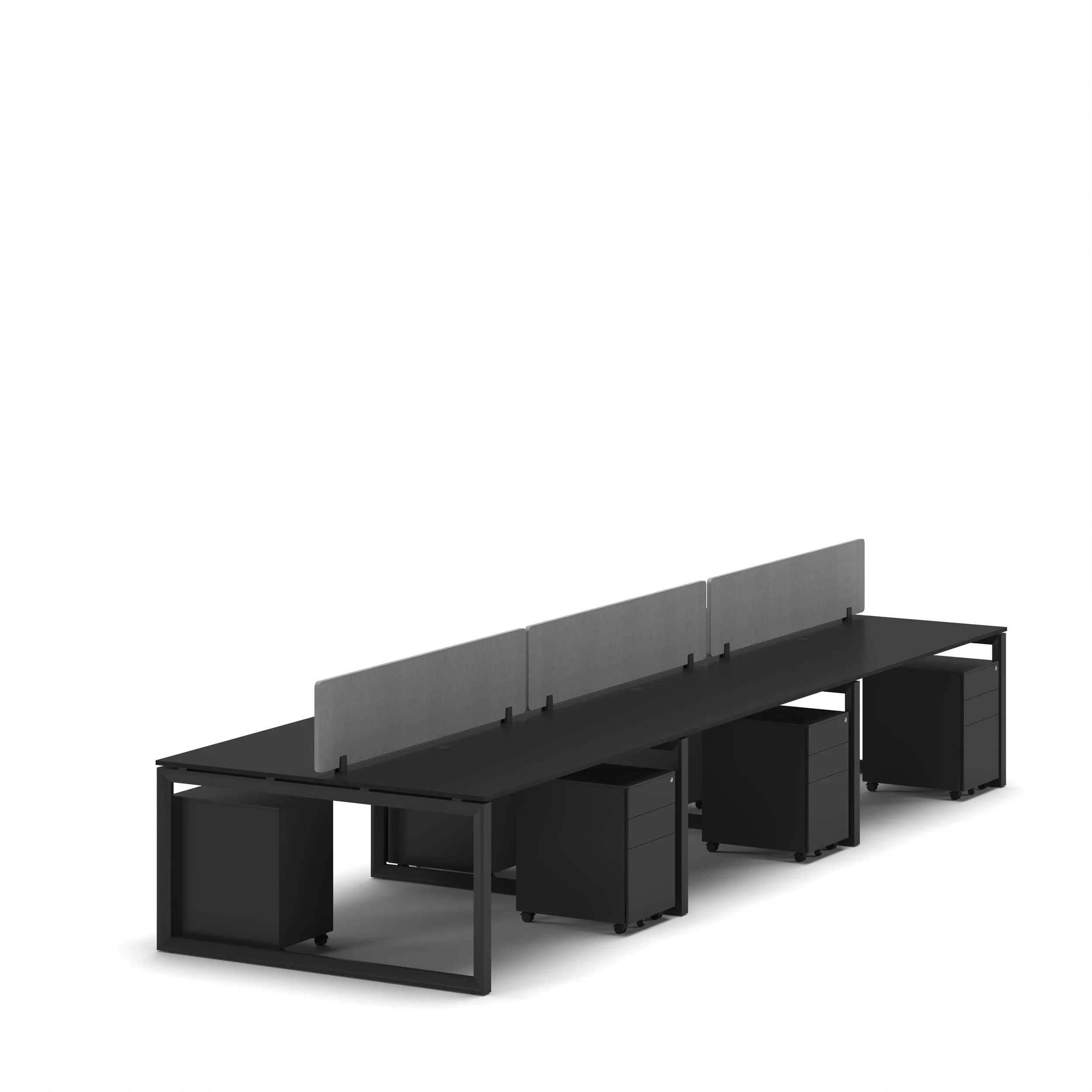 6-Person Face-to-Face Cluster Workstation - Series O - Image 9