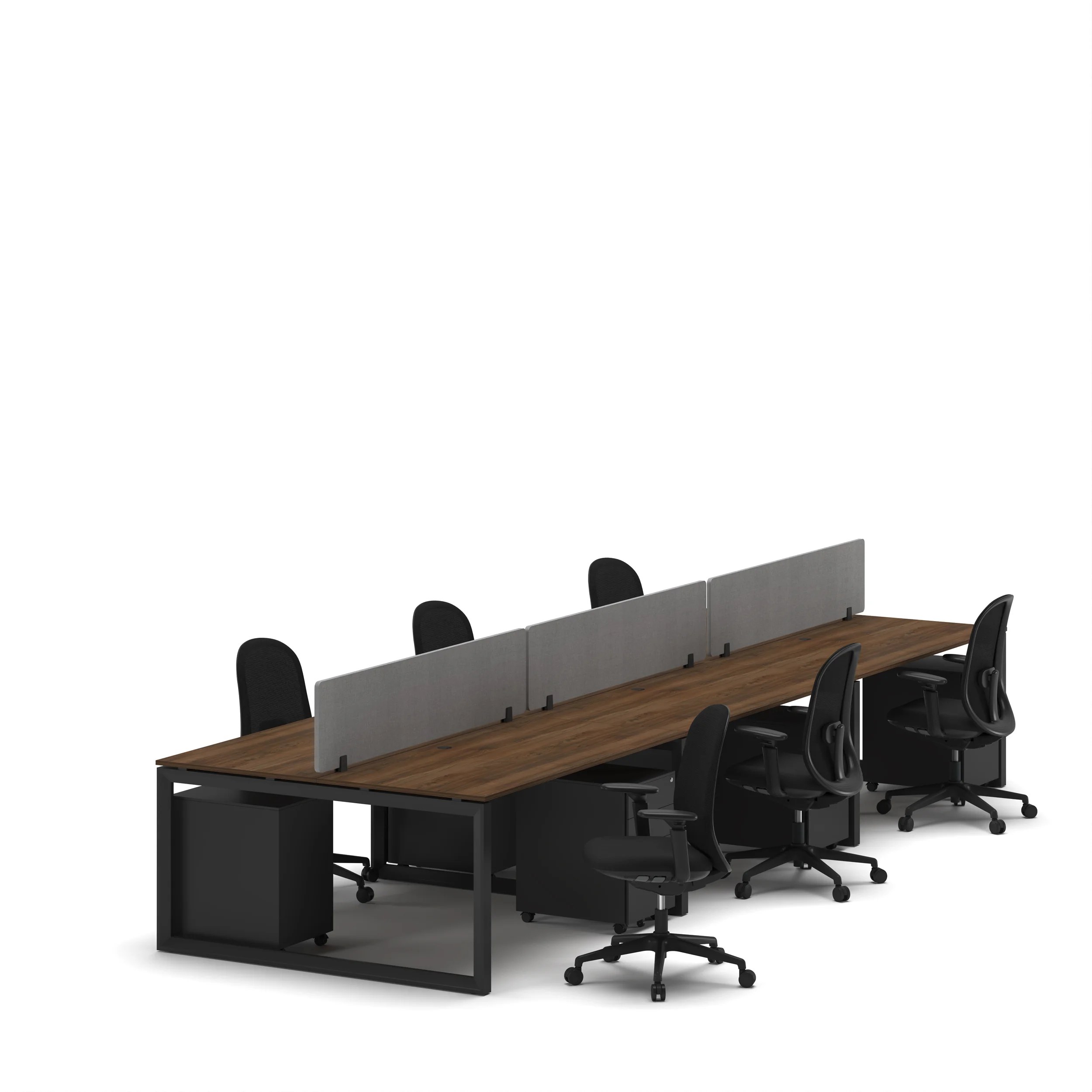 6-Person Face-to-Face Cluster Workstation - Series O - Image 25