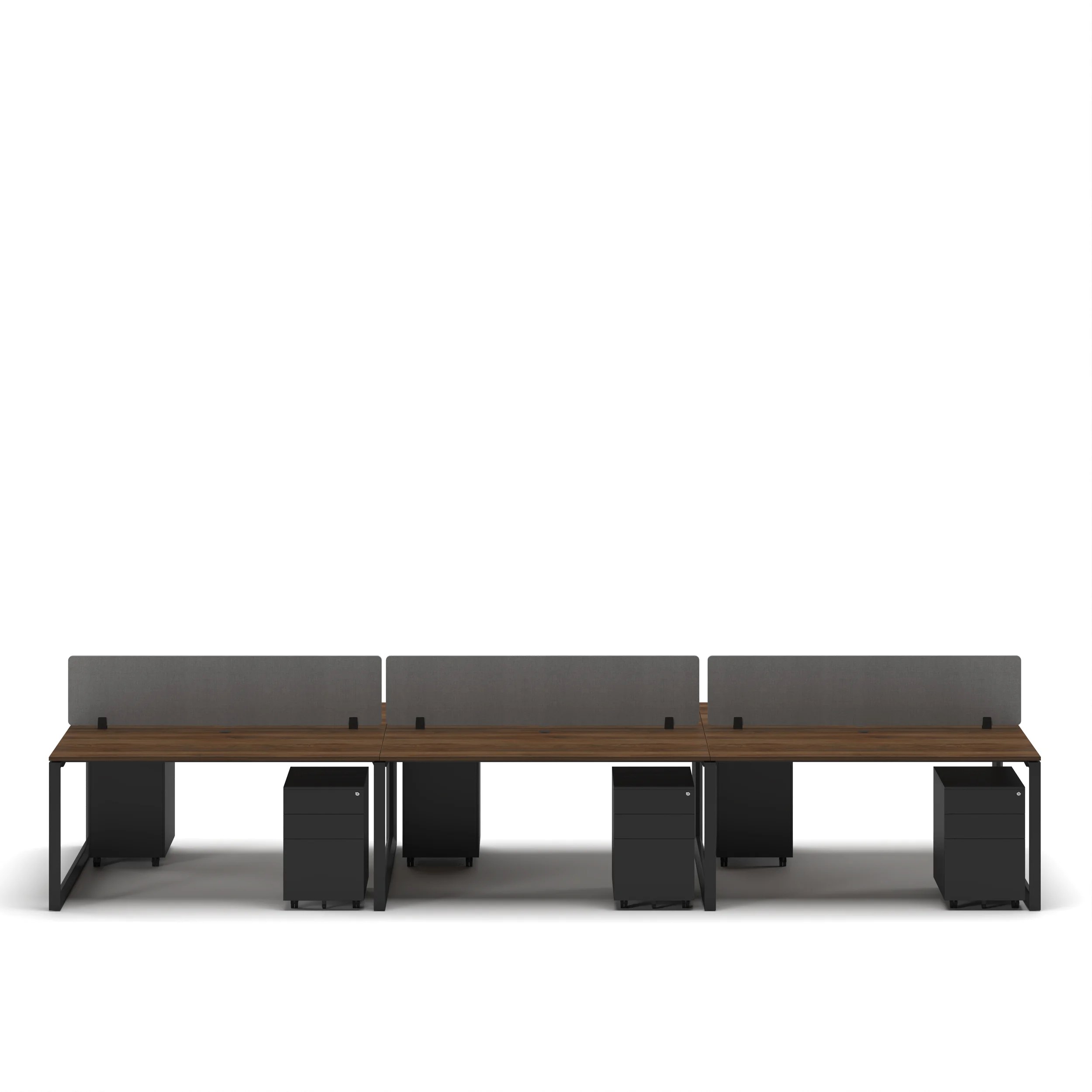 6-Person Face-to-Face Cluster Workstation - Series O - Image 27