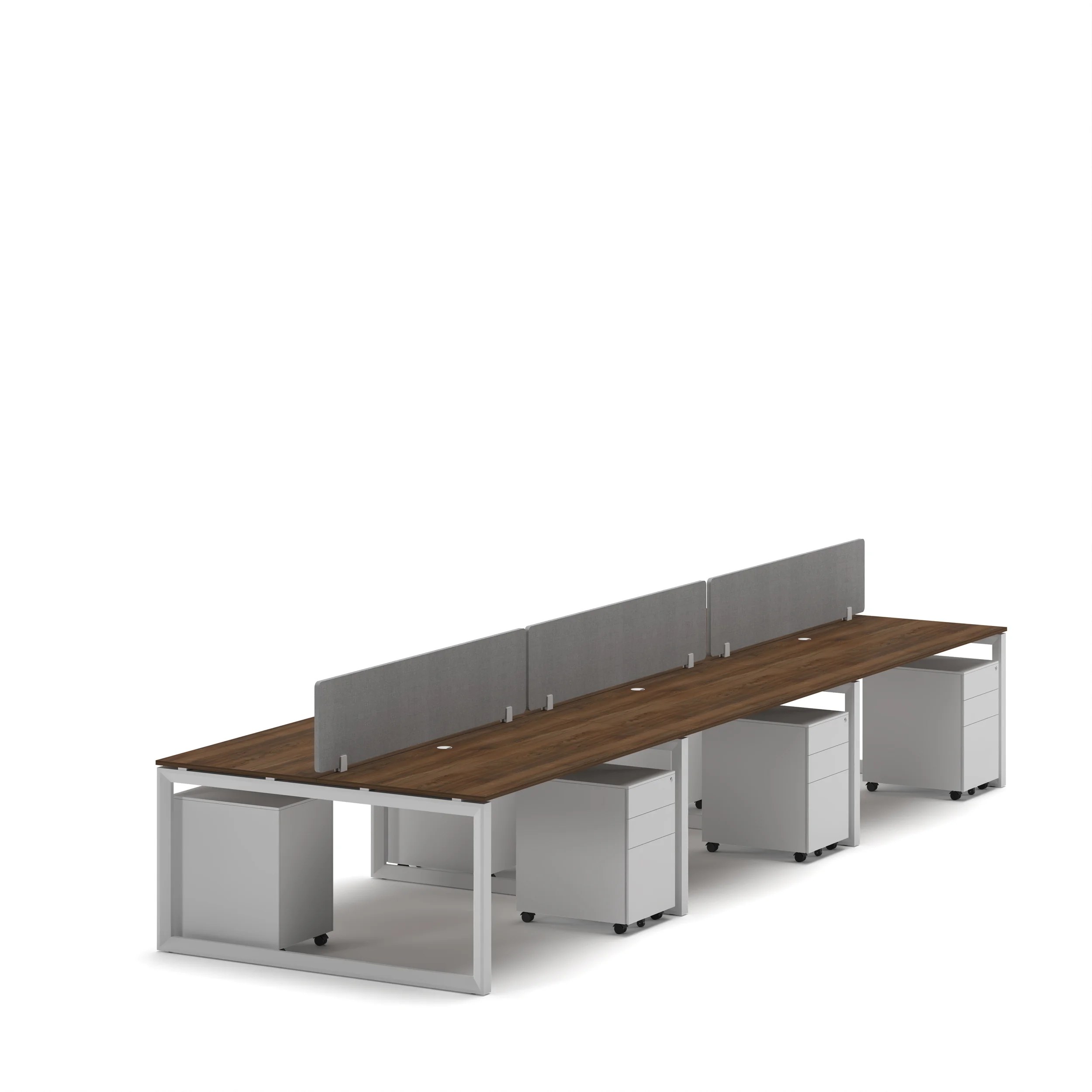 6-Person Face-to-Face Cluster Workstation - Series O - Image 29
