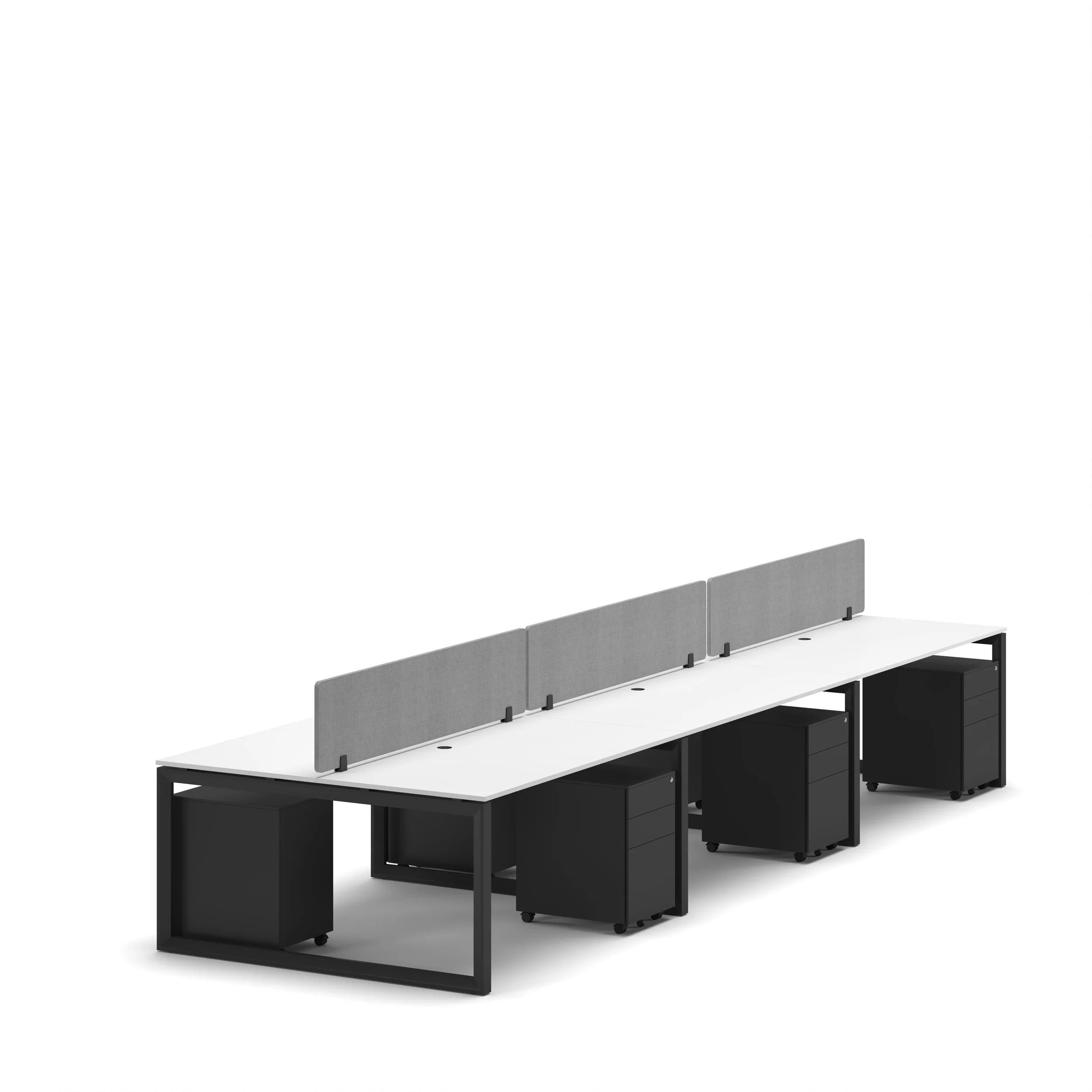 6-Person Face-to-Face Cluster Workstation - Series O - Image 32