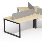 120° 3-Person Cluster Workstation - Series O