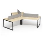 120° 3-Person Cluster Workstation - Series O