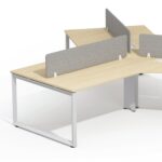 120° 3-Person Cluster Workstation - Series O