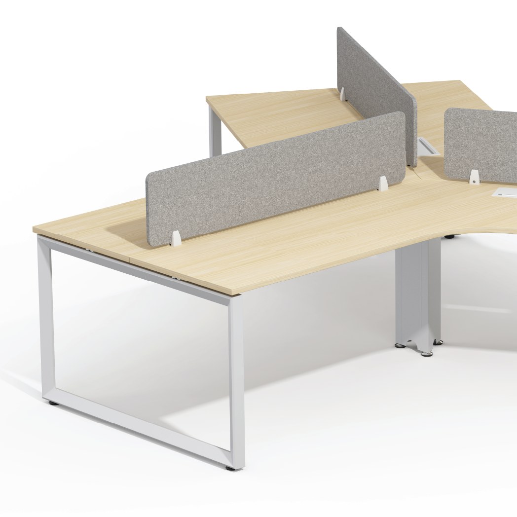 120° 3-Person Cluster Workstation - Series O - Image 4