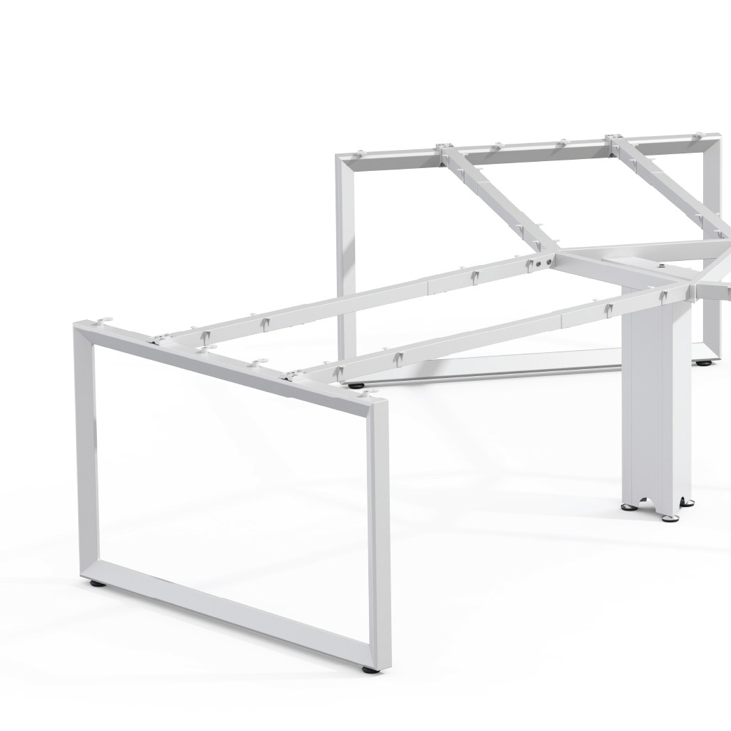 120° 3-Person Cluster Workstation - Series O - Image 8