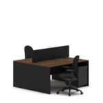 Slate 2 Person Face-to-Face Office Workstation Desk
