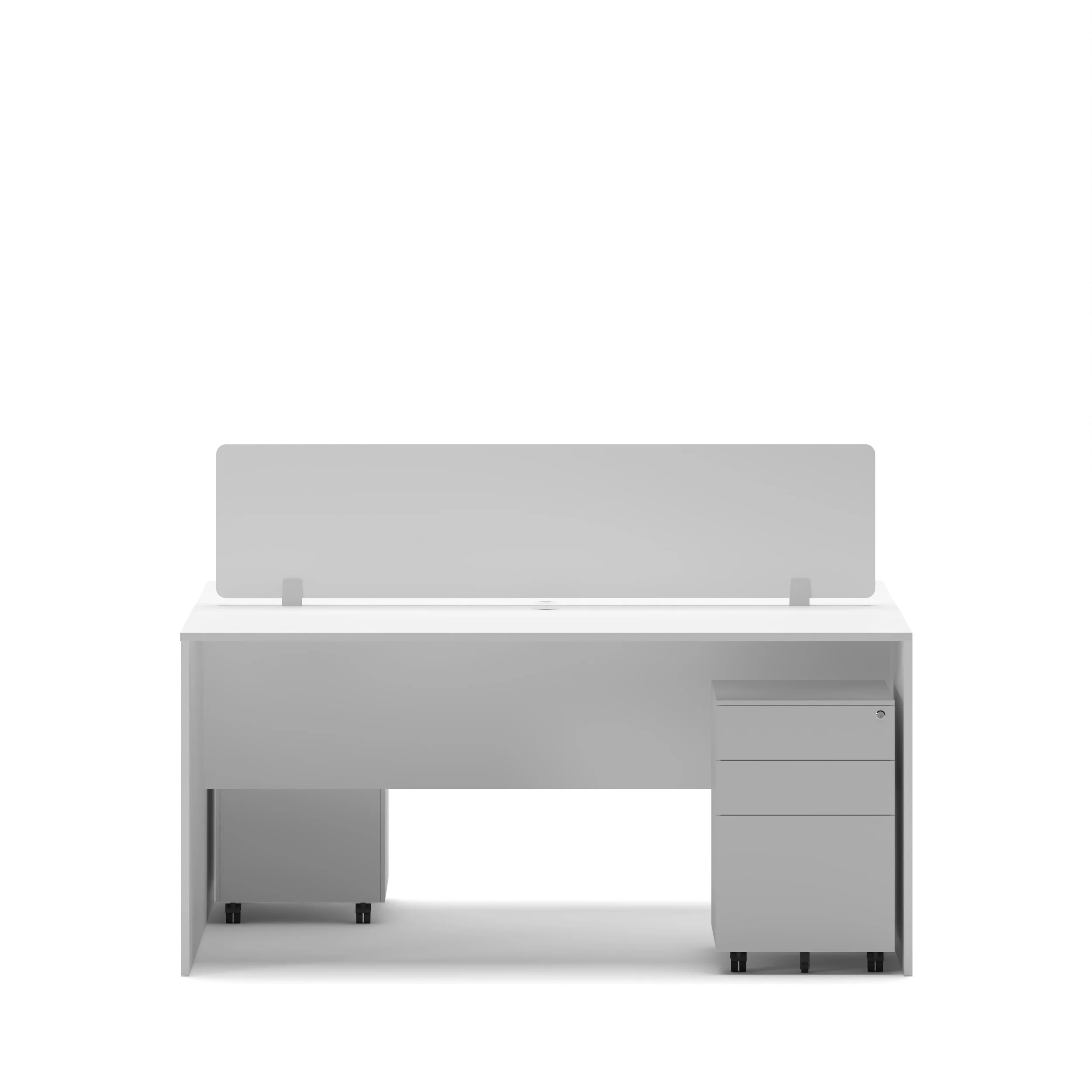 Slate 2 Person Face-to-Face Office Workstation Desk - Image 17