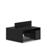 Slate 2 Person Face-to-Face Office Workstation Desk