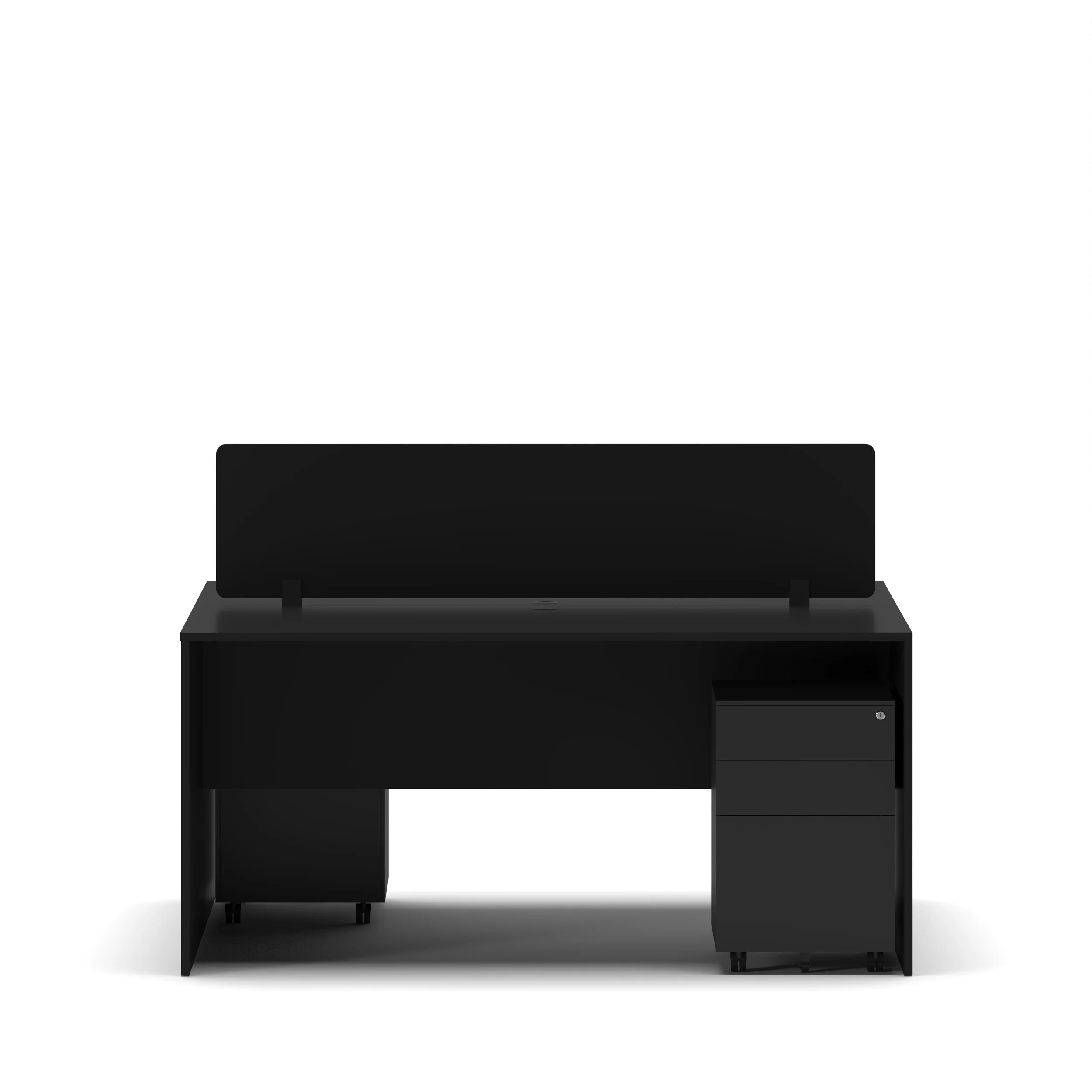 Slate 2 Person Face-to-Face Office Workstation Desk - Image 25
