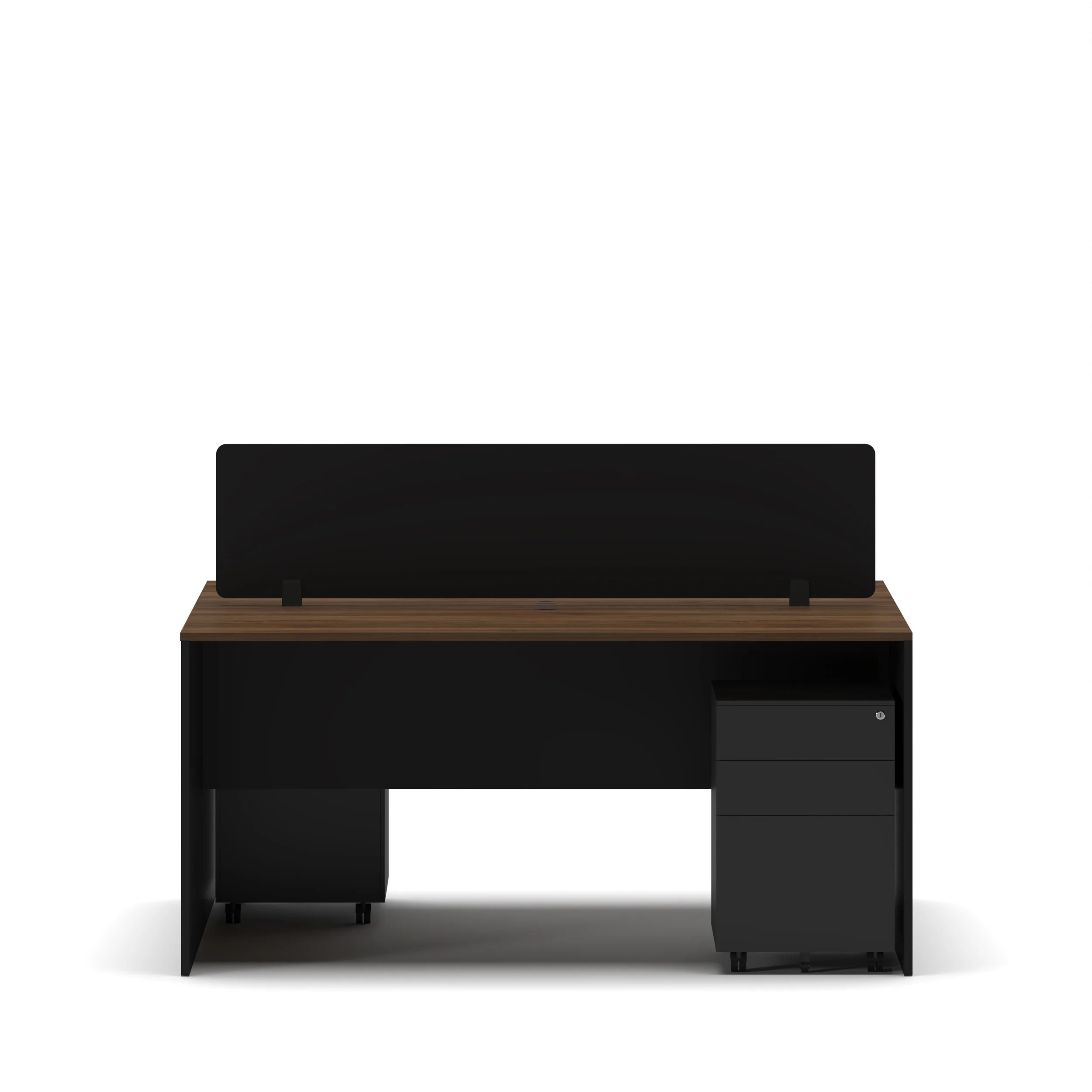 Slate 2 Person Face-to-Face Office Workstation Desk - Image 33