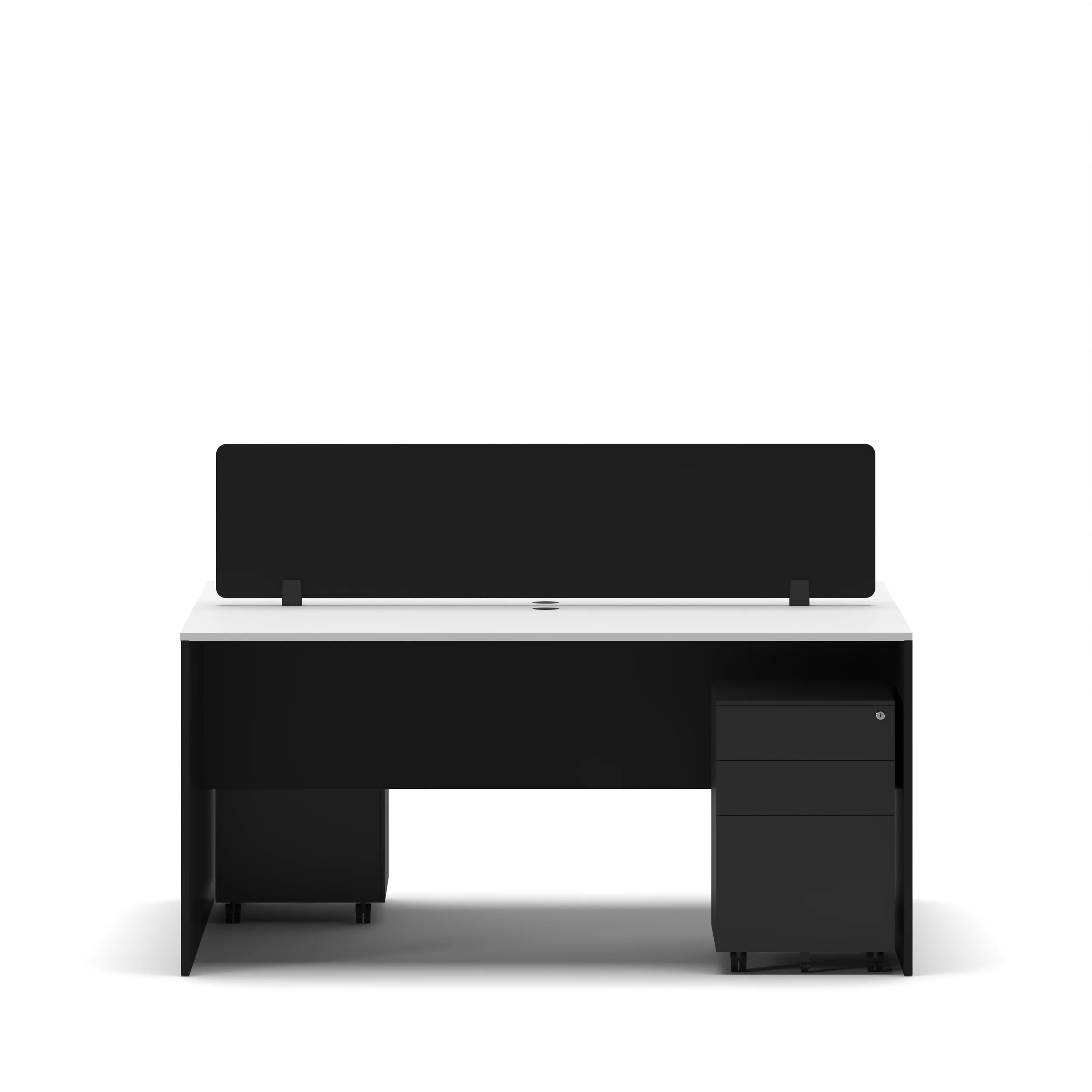 Slate 2 Person Face-to-Face Office Workstation Desk - Image 36