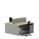 Slate 2 Person Face-to-Face Office Workstation Desk