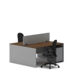 Slate 2 Person Face-to-Face Office Workstation Desk