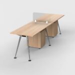 Napoli Single Line Cluster of 2 Workstations